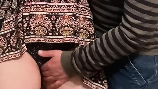 My Boyfriend Let a Pervert Masturbate Me on The Subway