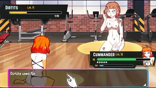 Oppaimon, jeu hentai de pixels, épisode 6, entraînement à la baise dans une salle de sport pokemon