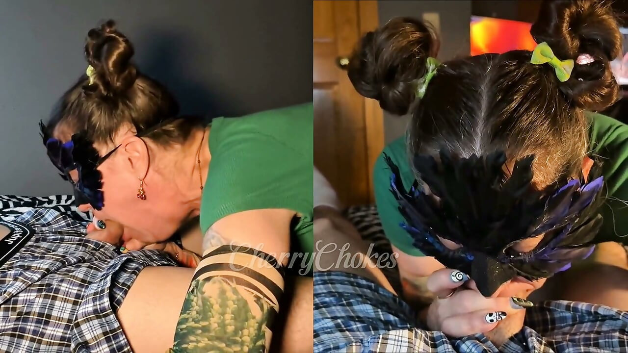 Stepmom Is Using Stepson as Her Own Personal Porn Model to Make Her Deepthroat Videos.