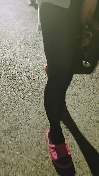 pantyhose flashing public