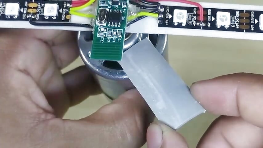 How to create LED fan in home