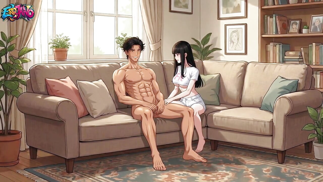 Pieprzyłem przyrodnią siostrę mojej dziewczyny (19), gdy oglądała anime hentai