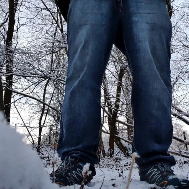 Pissing in the forest