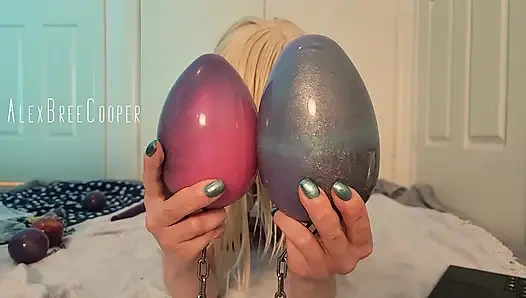 Giant Egg Insertions, Multiple Eggs and Spheres Go in My Ass