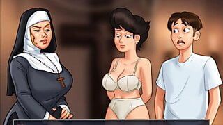 Summertime saga cap 46 - una lingerie per una milf religiosa