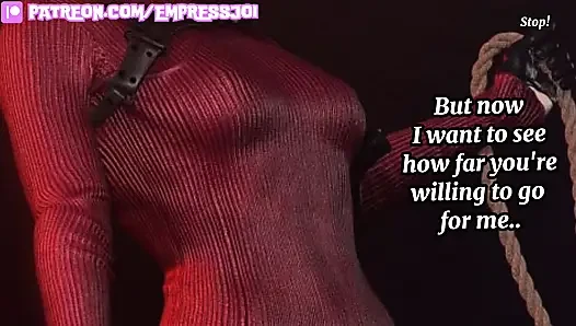 Femdom Hentai JOI: Ada Wong Keeps You As Her Bitch Prisoner