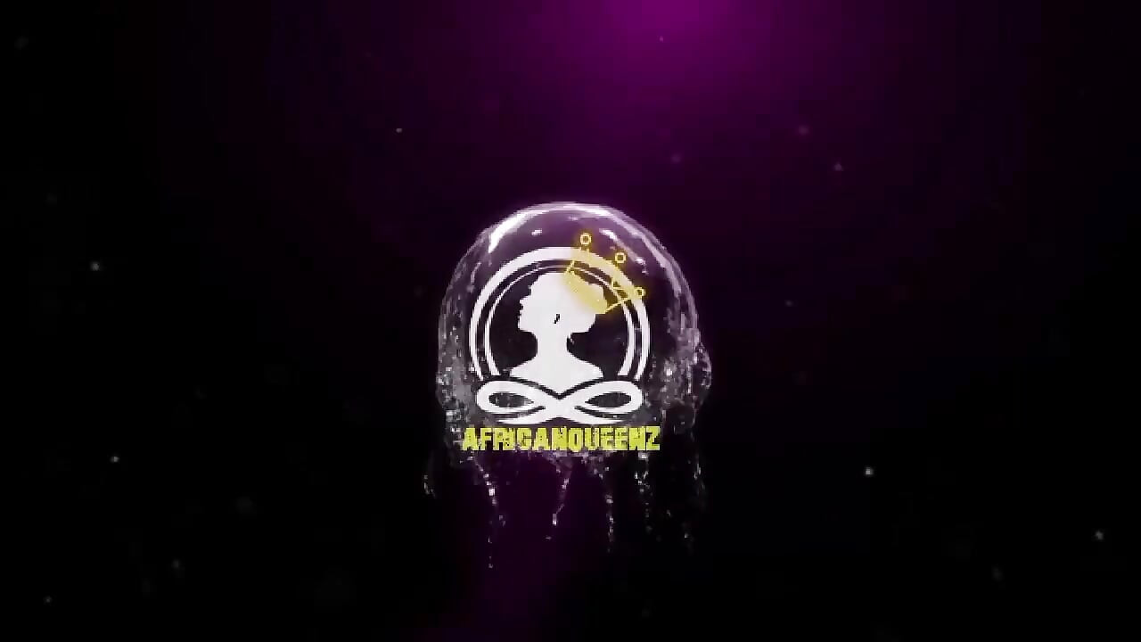 African Teen with Beautiful Curves in Her First Threesome with Multiple Cum on Her Ass