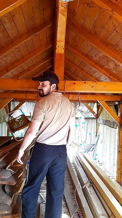 Man tied up gets hard by