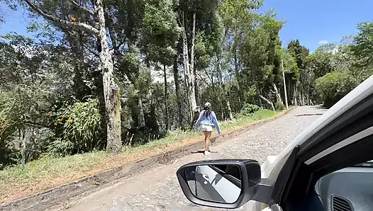 Big butt tourist fucked on all fours