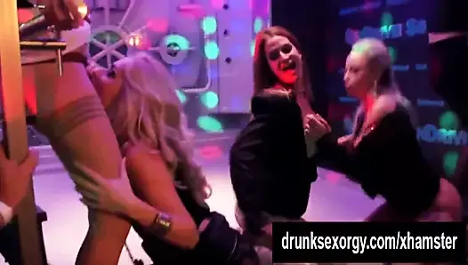 Hot pornstars dancing in the club