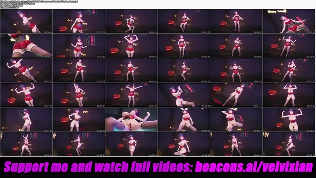 Seele - Sexy Short Skirt Hot Dance and Gradual Undressing