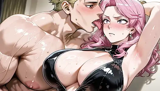 Nanami (jjk) x vanessa (pria kulit hitam)