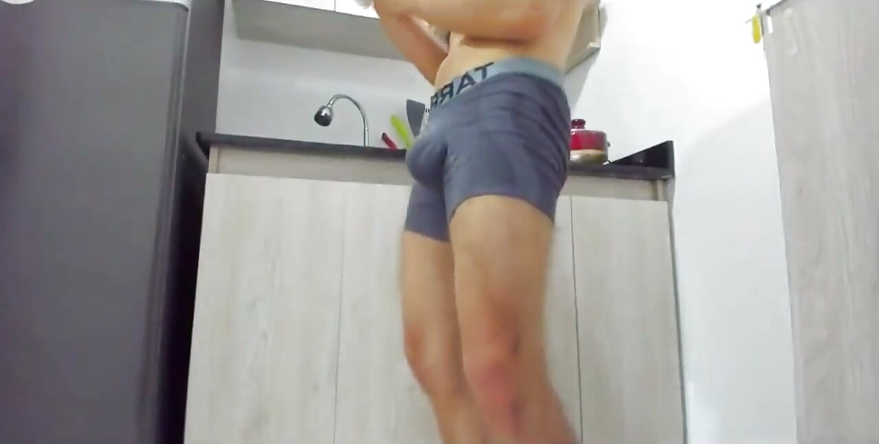This Horny Handsome Colombian Man Is in the Kitchen