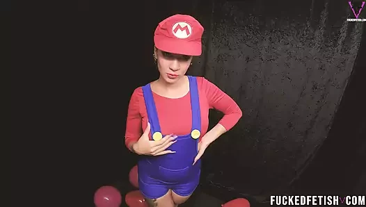 B2p Mario Bros Cosplay Red Balloons Pop High Heels
