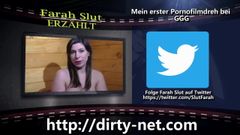 (ger) Farah Schlampe spricht über ihr erstes Porno-Shooting bei ggg