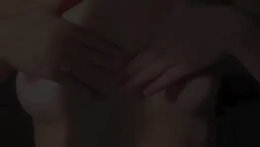 Blonde Big Ass Playing with Her