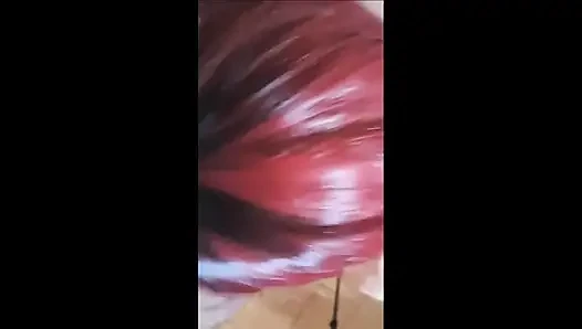 Удивительный минет в очках, вид в видео от первого лица и огромная порция спермы на мой рот