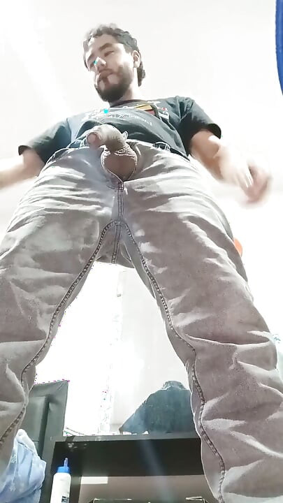 A Burly Stud in Jeans, Moaning