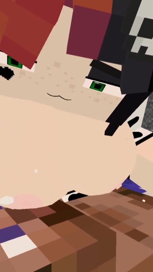 Minecraft Jenny Mod Fapcraft - Ellie, a Goth dommy mommy with a cow bikini and tasty milkers | Clip 3
