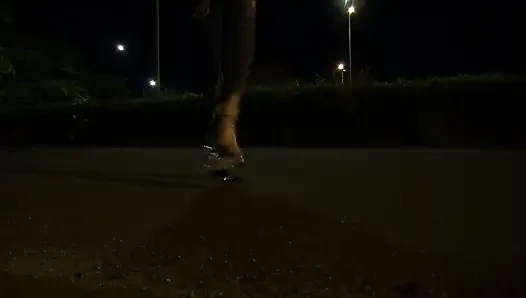stripper high heels show