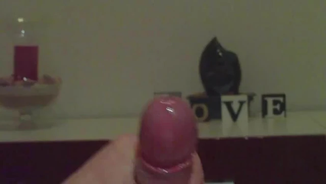 me cumming close up