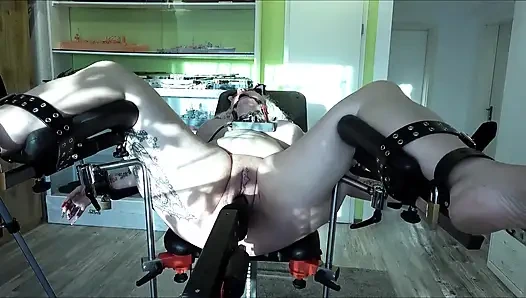 Slave Used on Gynogological Chair