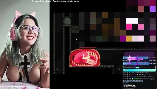 Непристойный бог геймплея - Gabbi играет как возбужденная божественная шлюшка в течке