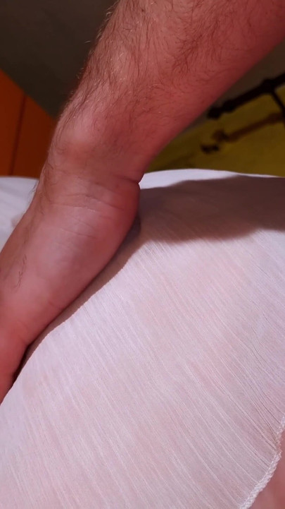 In the kitchen in someone else's apartment, I bent down to rest and got a dick in my pussy