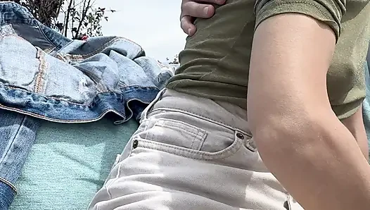 Everyone was looking at my sexy nipples wearing a see through shirt in public beach bar