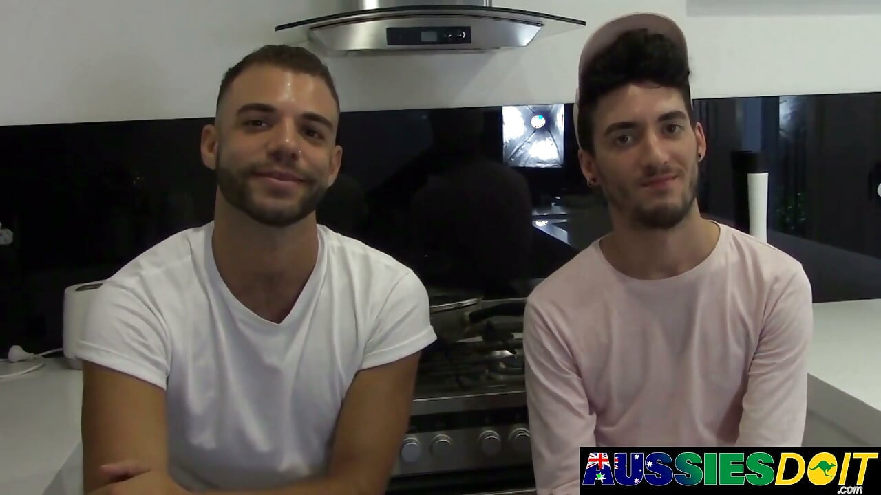 Horny Australians Xavier and Lewis Please Each Others Cocks