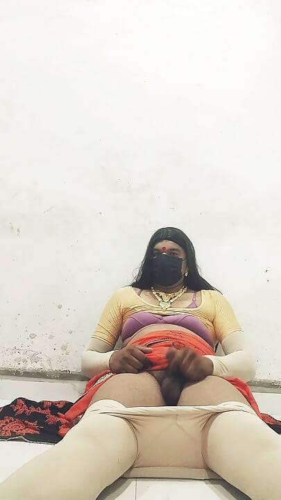 Dipali shemale red saree fuck