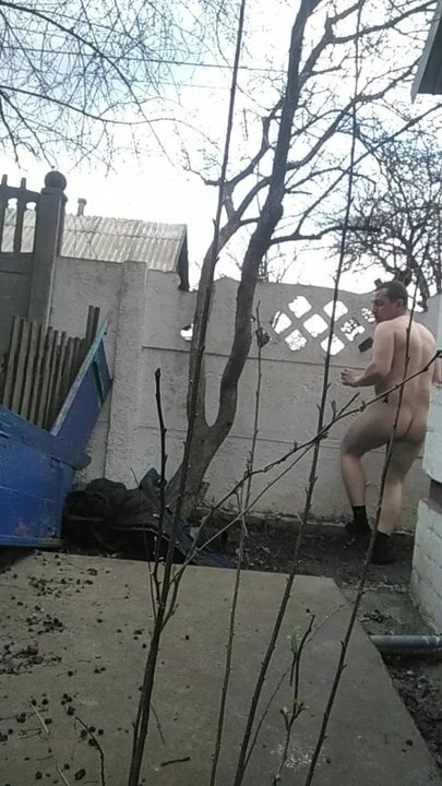 Horny Fag Outdoor Exhibition!