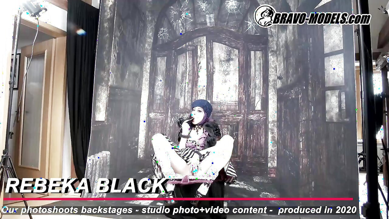 386-backstage fotoshoot Rebeka Black - volwassen