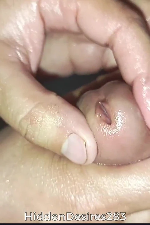 Fist Time Oil Hand Job with Hot Wife