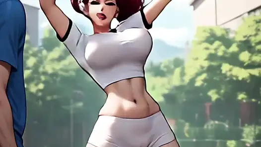 Futbol seks kupası, seksi olgun orta yaşlı seksi kadın kazandı