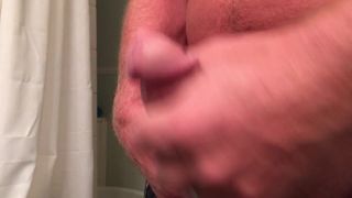 Jerking my cock off closeup lotion CUMSHOT