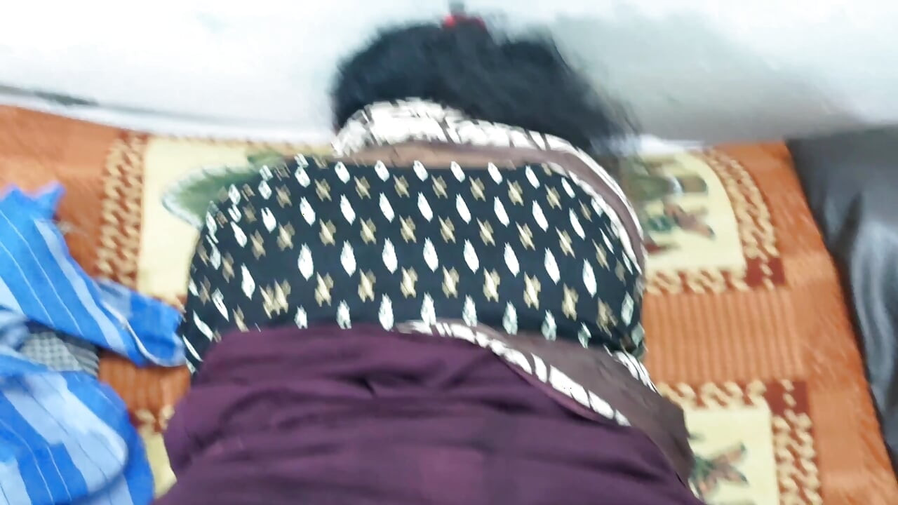 While My Stepmother Was Drinking Water, I Went There, Pulled Her Saree, and Had Sex with Her.