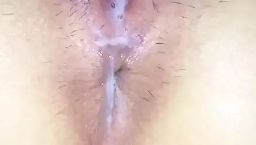 Cum inside pussy