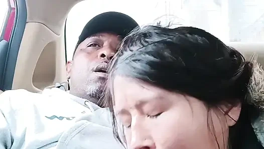 Asian Street Hooker Car Blowjob – Risky Roadside Deepthroat & Swallow & MILF