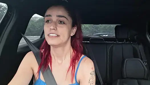 Uygulama sürücüsü, arkadan mastürbasyon yapan yolcuyu yakalar!