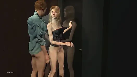 The flat lust project: the guy fucks a girl in a toilet ep 4