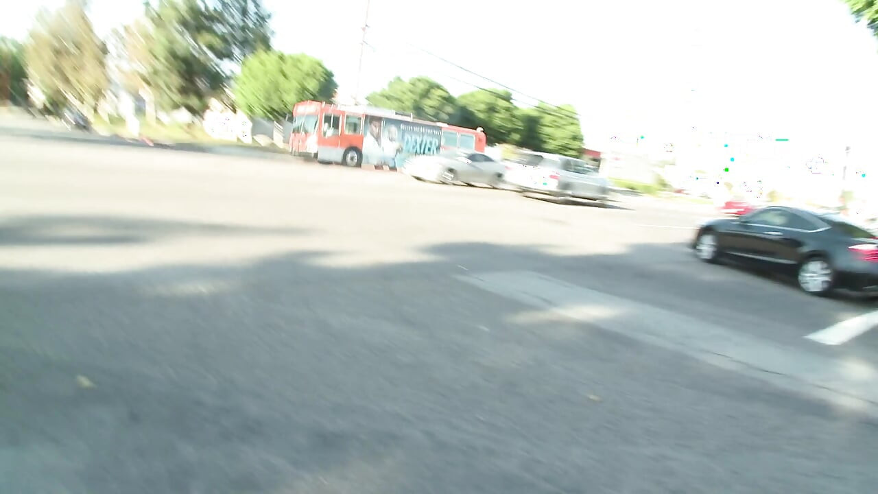 Cute babe strips and gets screwed