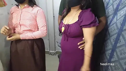 Hintli desi neelimaa yenge ve en iyi arkadaşının üçlü seks videosu.