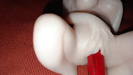 Gerçekçi seks oyuncağı bakış açısı 4k - gerçekçi silikon bebek solo sahnesi