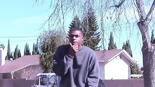 Cute Ebony Teen Rides Big Black Cock