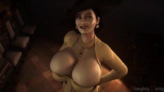 Vampire Lady tits shake