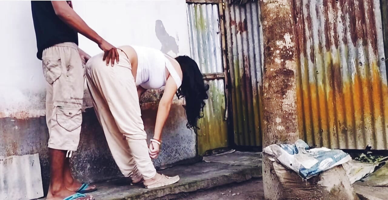 My Hot Bhabi Call me outside for My Bick cock Sucking and fucking hardly in doggy style.