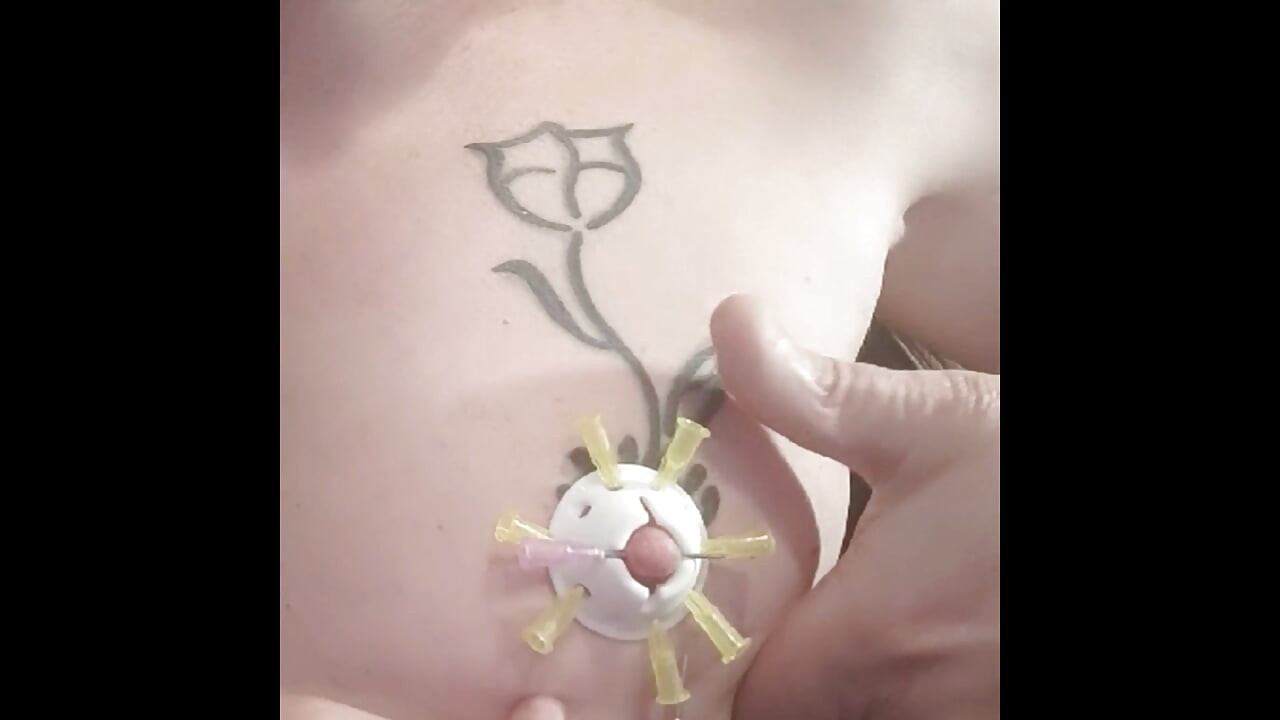 flower needles nipple play DIY print3D