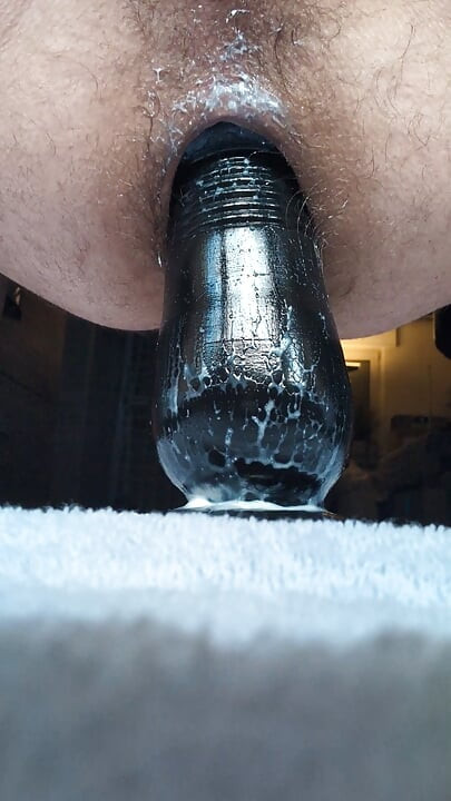 Close-up large butt plug