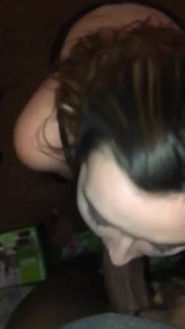 Girlfriend sucking a stranger's BBC
